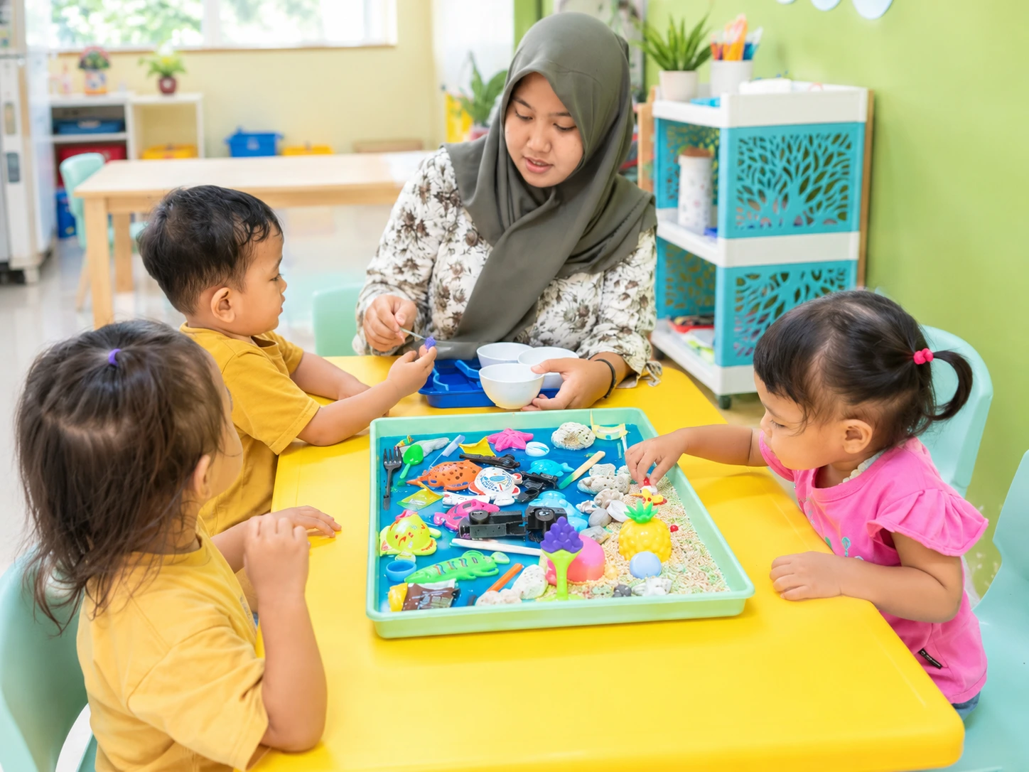 aktivitas sensori ceria di daycare fatimah montessori